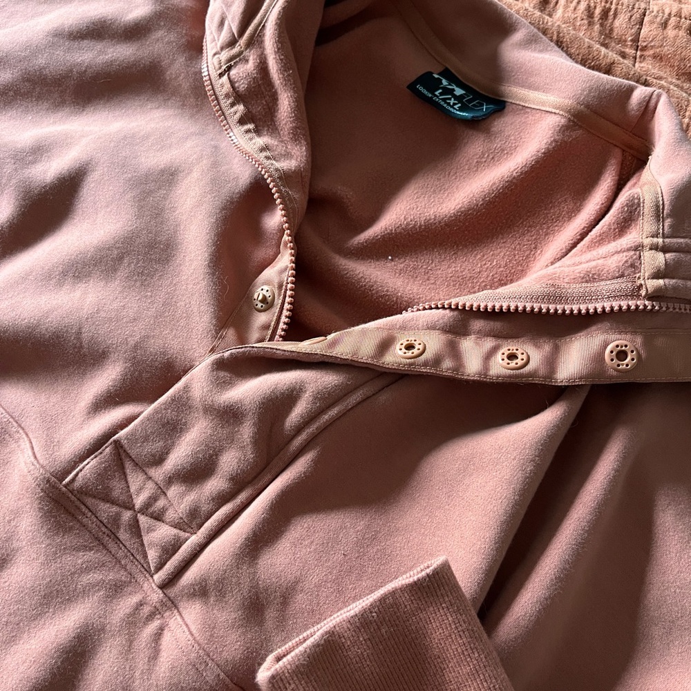 Ooey Gooey Half Zip Sweater - Clay